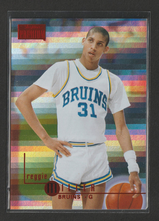 Reggie Miller 2013/14 Fleer Retro 1996/97 Skybox Premium Star Rubies 027/150 #113
