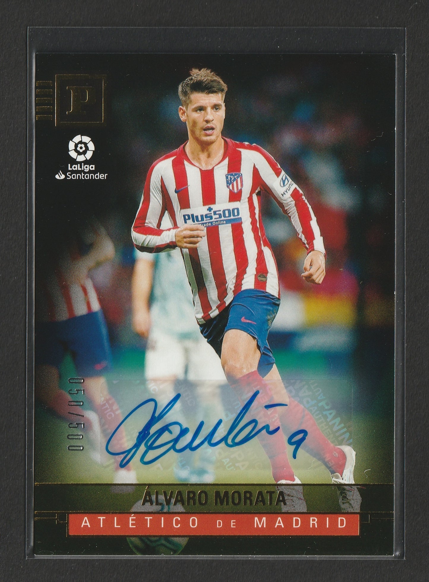 Alvaro Morata 2019-20 Panini Chronicles Signatures Auto La Liga /500 #416