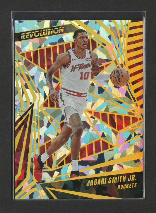 Jabari Smith Jr. 2023/24 Panini Revolution Holo Gold Chinese New Year 4/8 #31