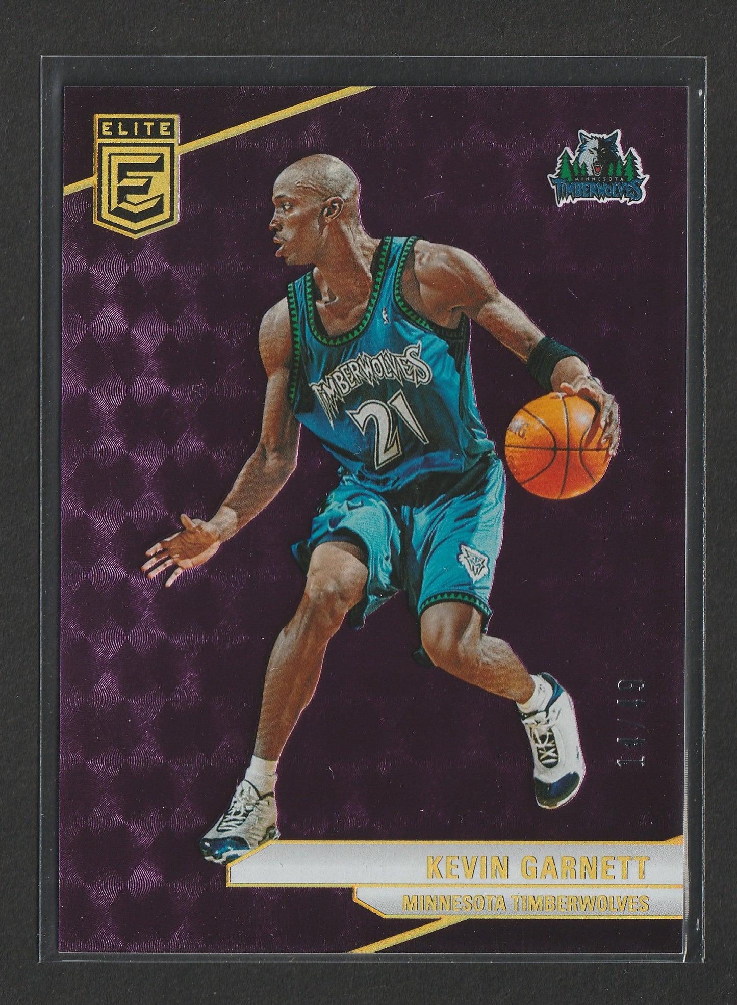 Kevin Garnett 2023-24 Panini Donruss Elite Purple 14/49 #96 - Fiedler24