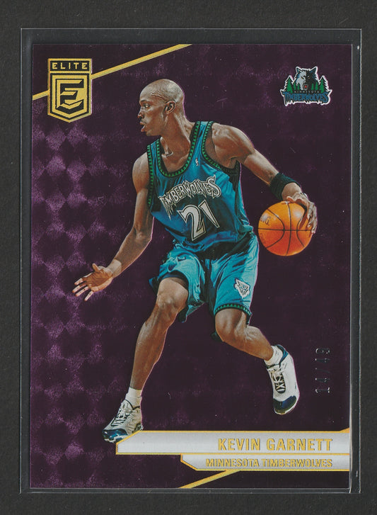 Kevin Garnett 2023-24 Panini Donruss Elite Purple 14/49 #96 - Fiedler24