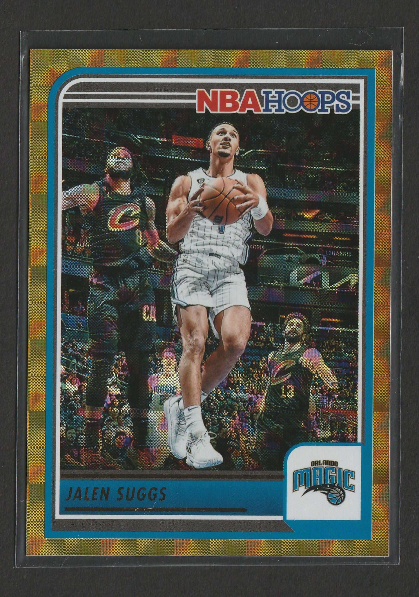 Jalen Suggs 2023-24 Panini NBA Hoops Hyper Gold 09/10 #4