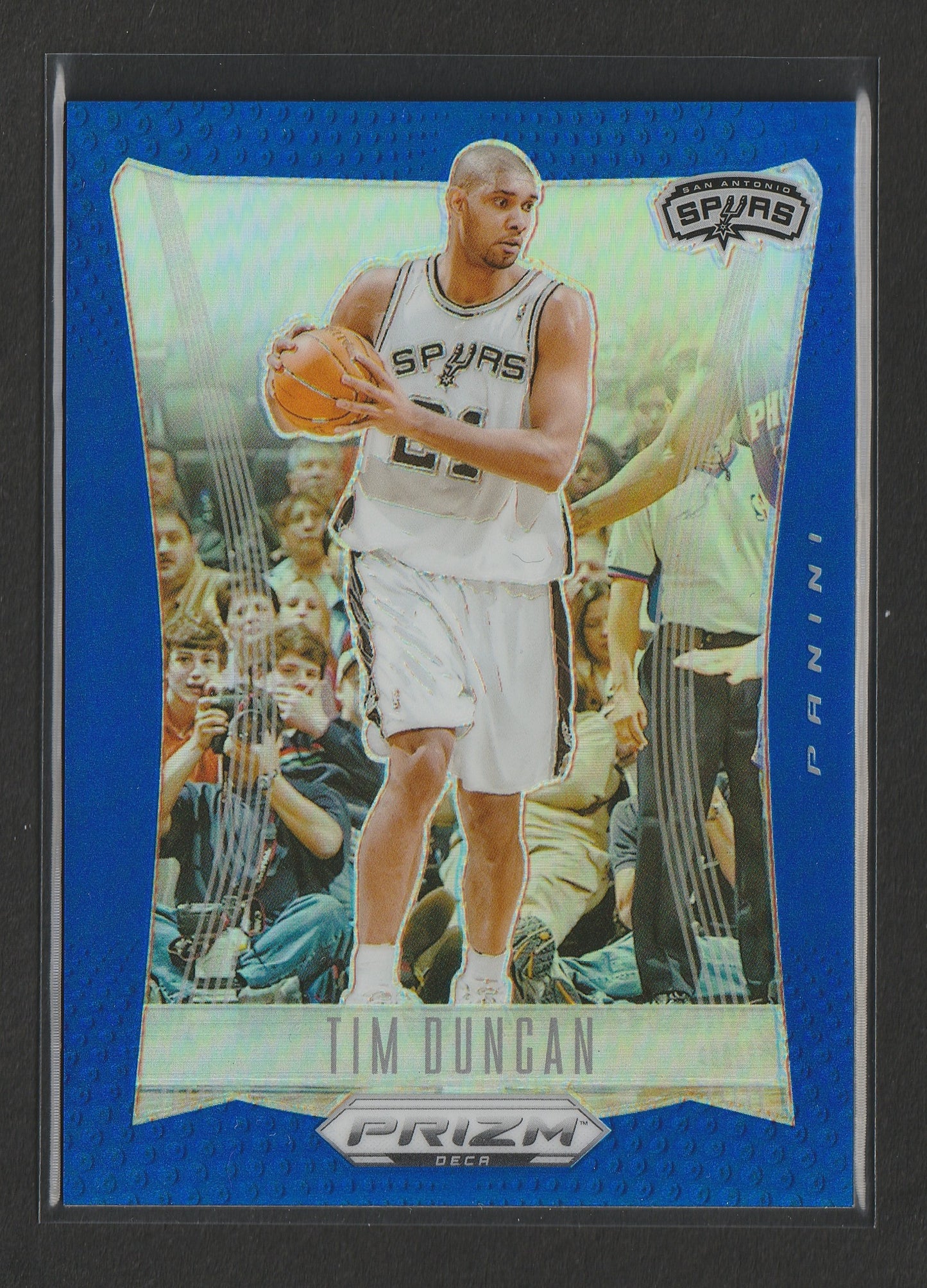 Tim Duncan 2023-24 Panini Prizm Deca Blue Prizm 021/149 #74