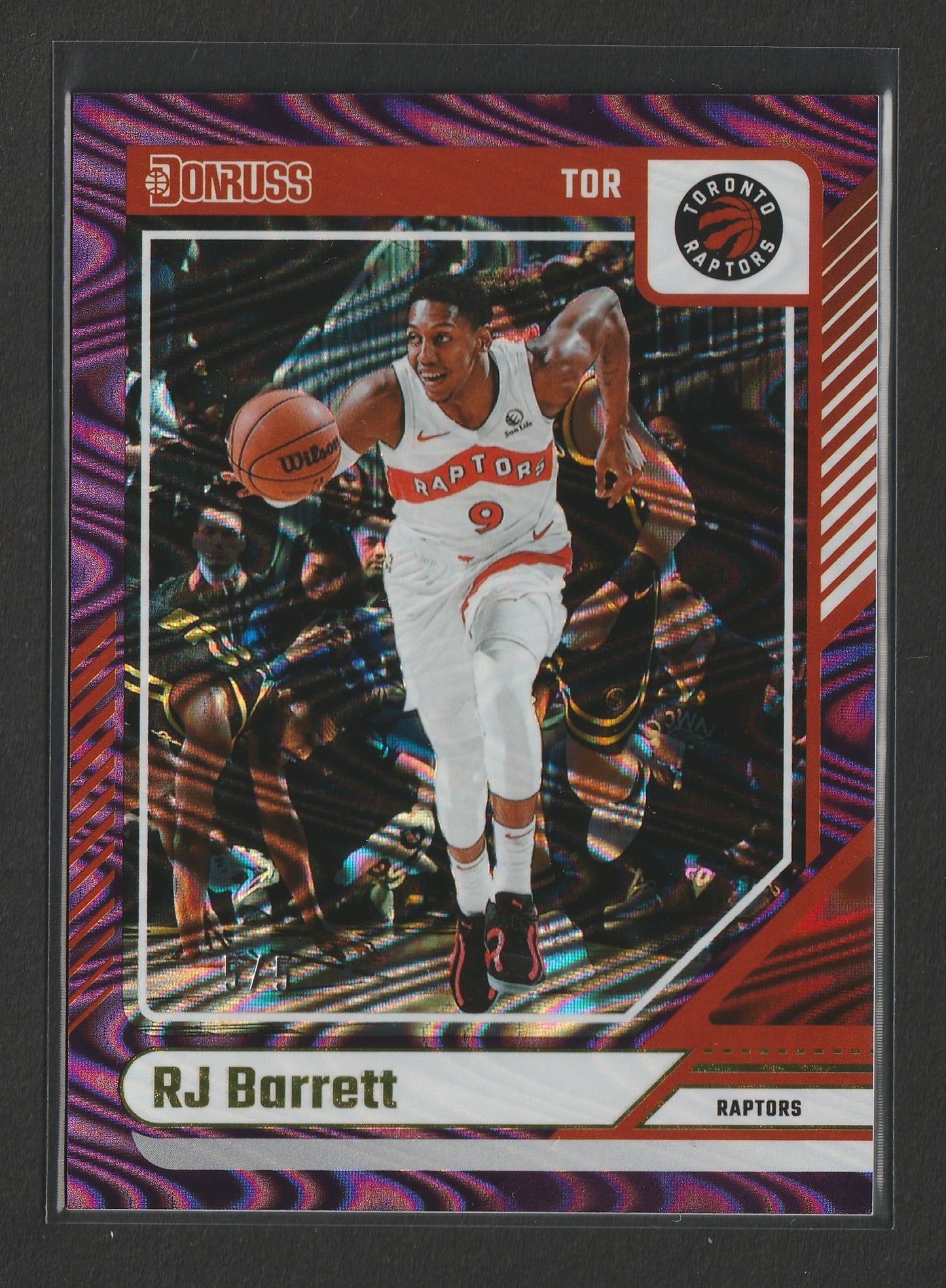 RJ Barrett 2024-25 Panini Donruss Swirlorama 5/5 #27