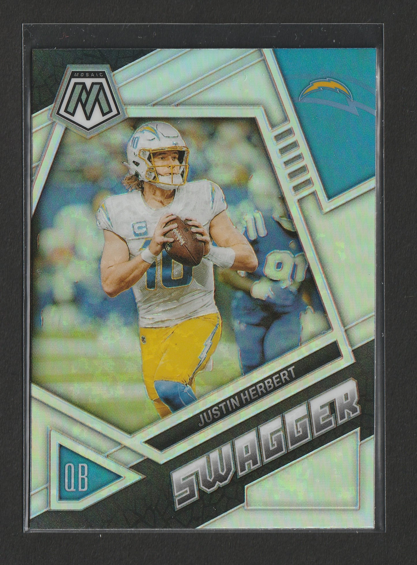 Justin Herbert 2023 Panini Mosaic Swagger Mosaic Silver Prizm #SS-JH