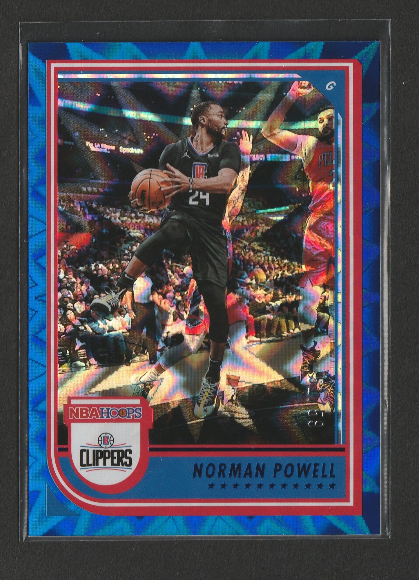 Norman Powell 2022-23 Panini NBA Hoops Blue Explosion 51/59 #182