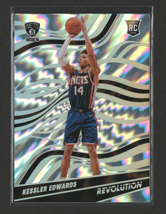 Kessler Edwards 2021-22 Panini Revolution Asia Holo Silver 84/99 #144
