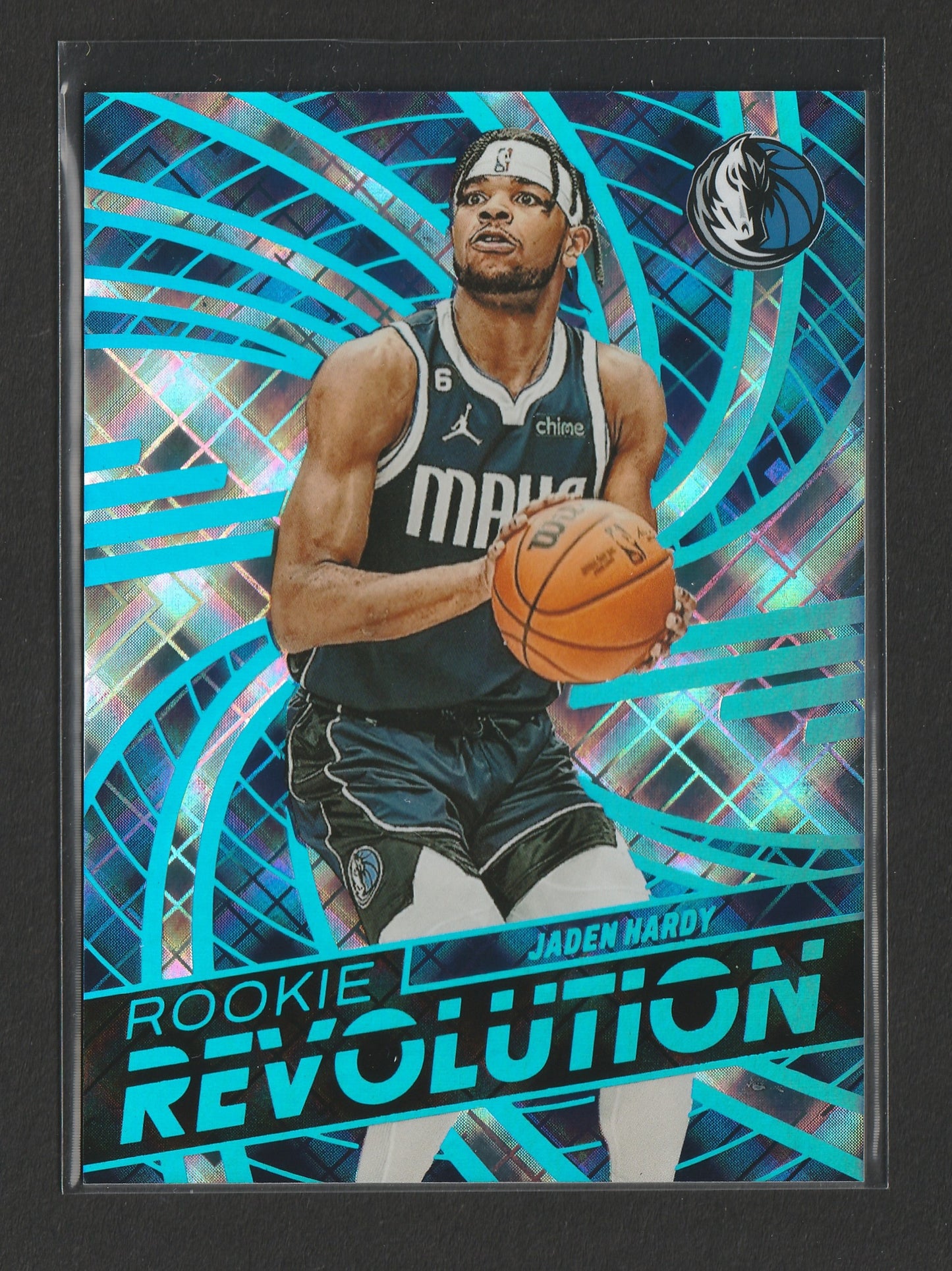 Jaden Hardy 2022-23 Panini Revolution Rookie Revolution Cosmic 06/99 #15