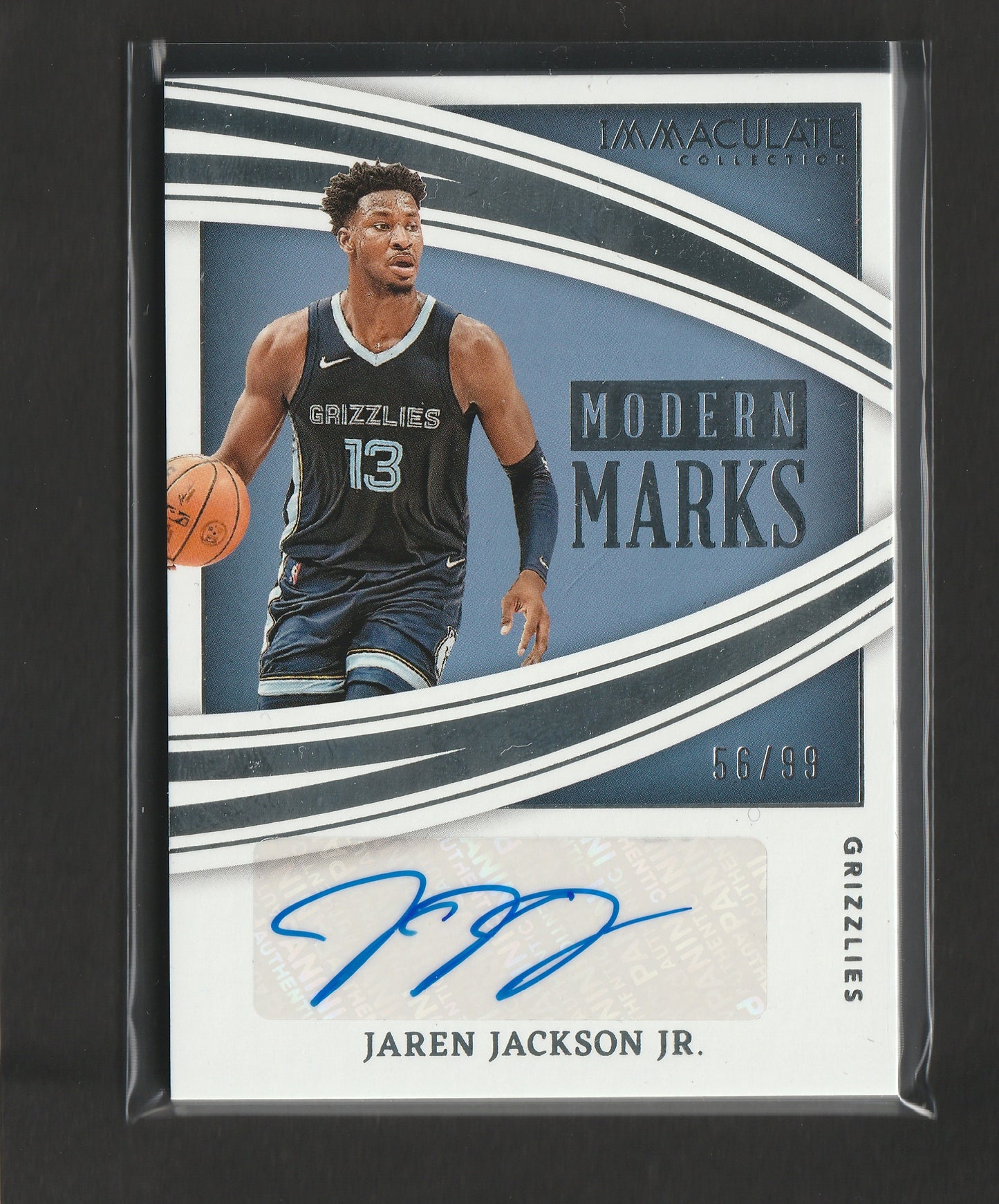 Jaren Jackson Jr. 2021-22 Panini Immaculate Collection Modern Marks Auto 56/99 #MM-JJJ