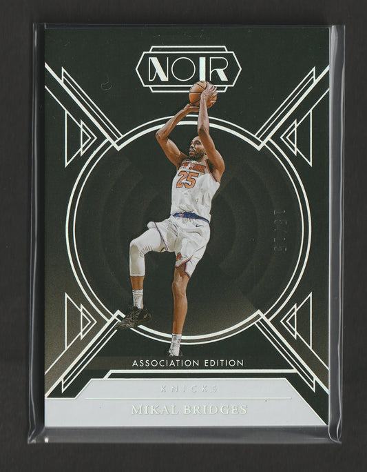 Mikal Bridges 2024-25 Panini Noir Association Edition International 15/15 #59