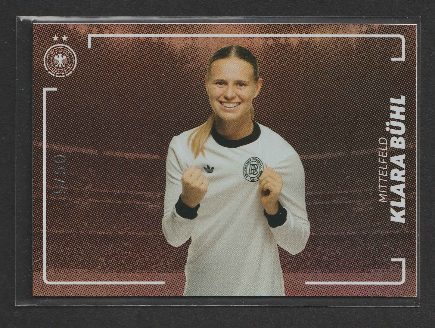 Klara Bühl 2025 Panini DFB Team Set Victorious Red 5/50 #VIC-3