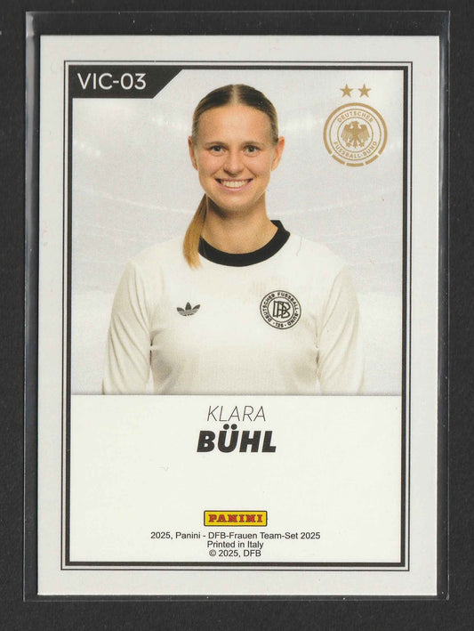 Klara Bühl 2025 Panini DFB Team Set Victorious Red 5/50 #VIC-3