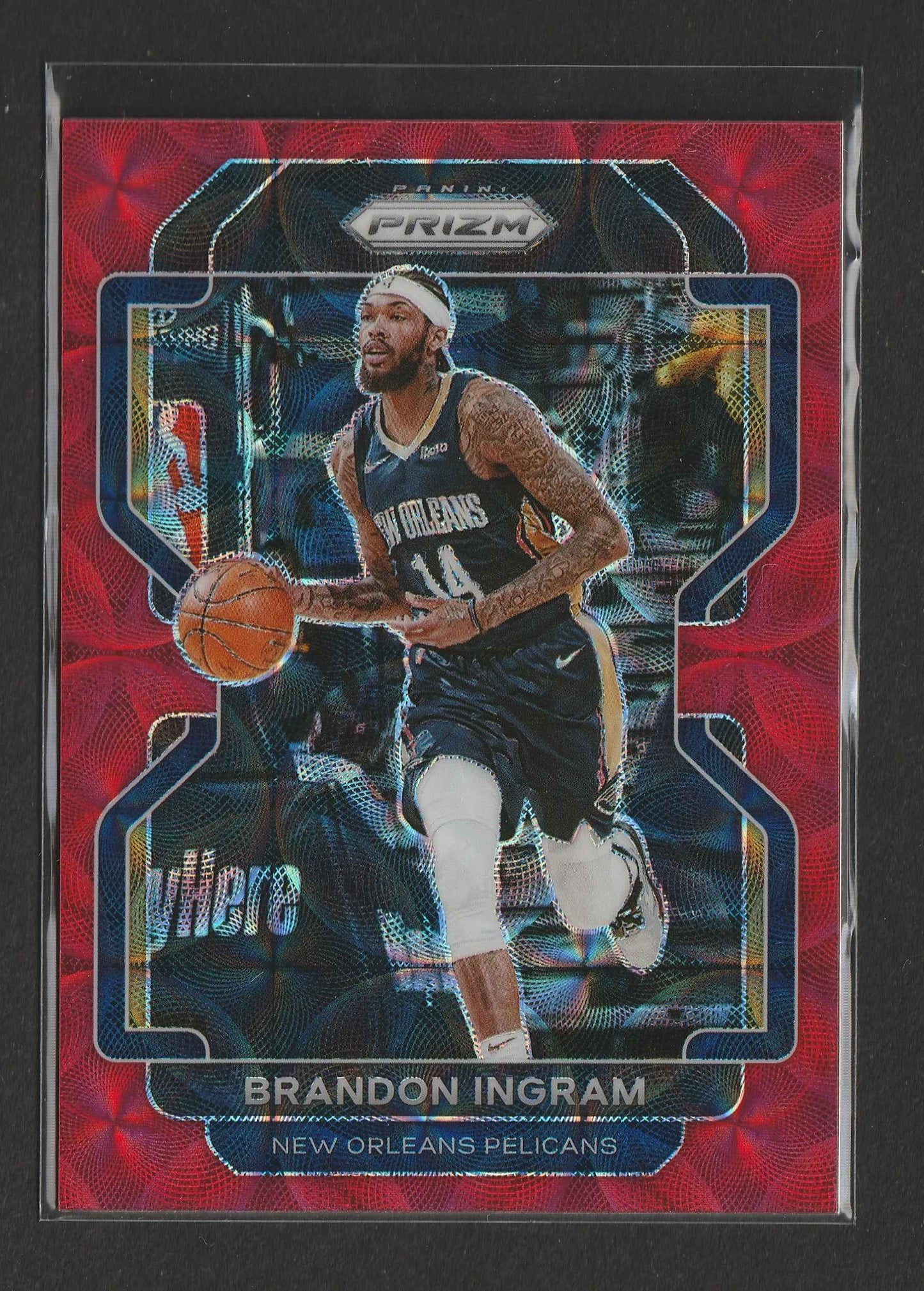 Brandon Ingram 2021-22 Panini Prizm Choice Red Prizm 85/88 #9