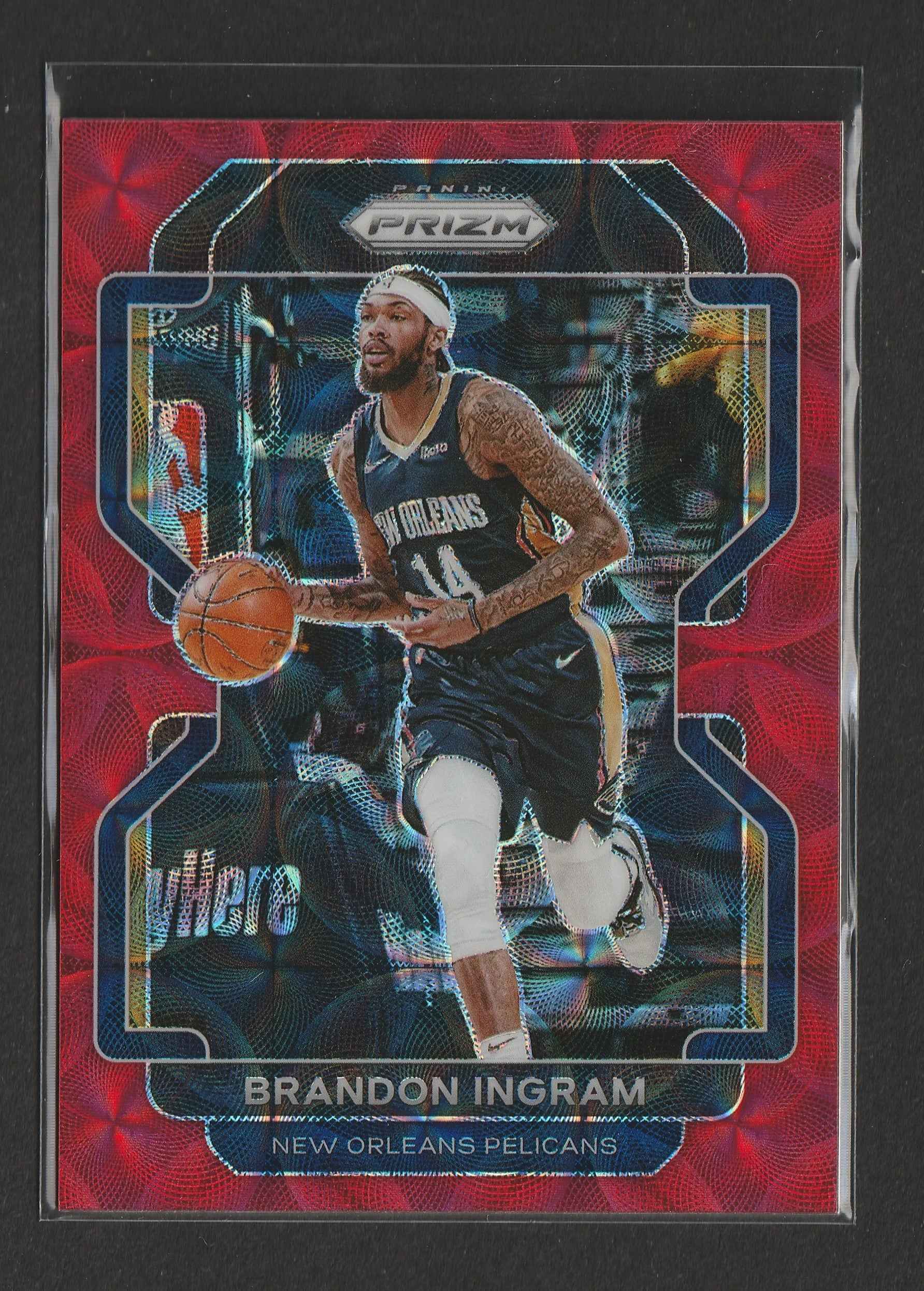 Brandon Ingram 2021-22 Panini Prizm Choice Red Prizm 85/88 #9