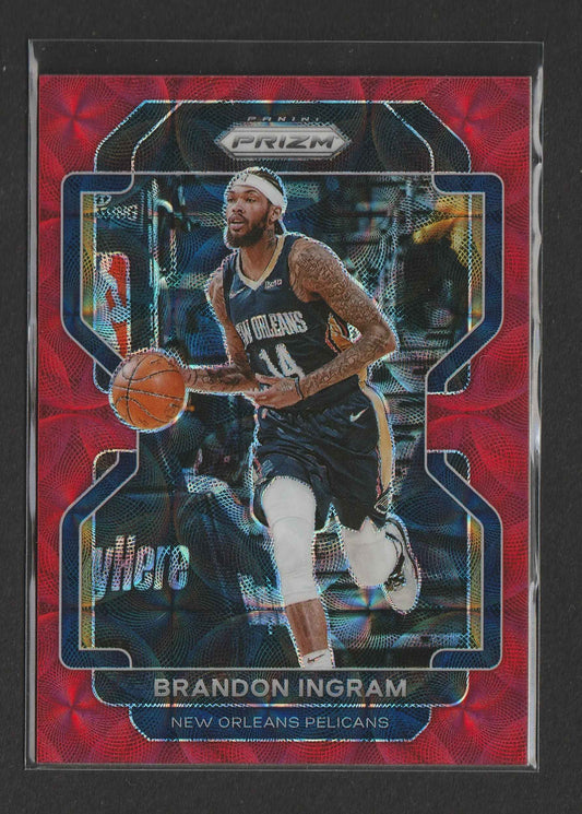 Brandon Ingram 2021-22 Panini Prizm Choice Red Prizm 85/88 #9