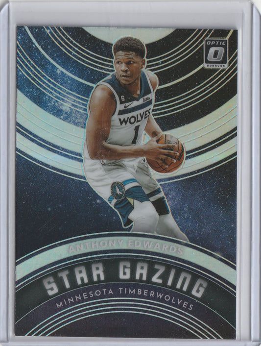 Panini Donruss Optic 2022-23 - Star Gazing, Holo Prizm - Anthony Edwards, #14
