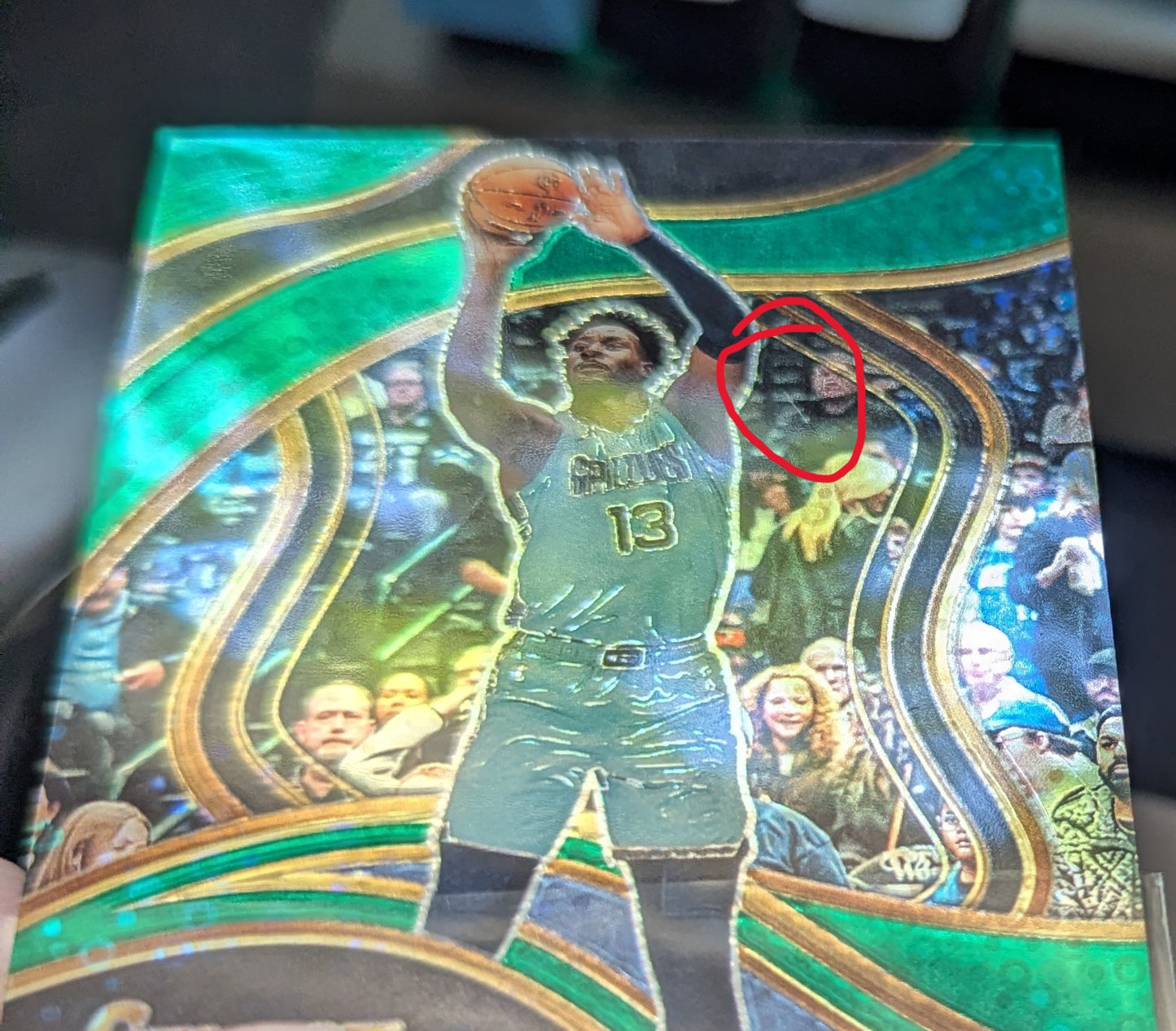 Jaren Jackson Jr. 2023-24 Panini Select Green Disco Prizm 2/5 #230