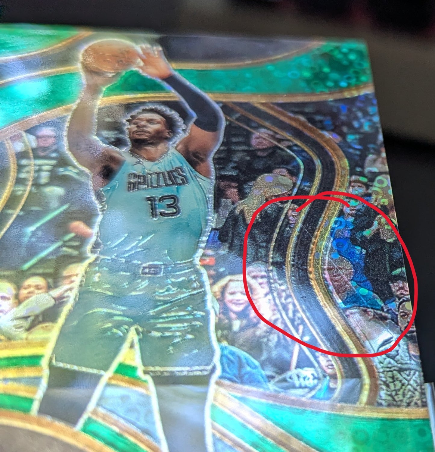 Jaren Jackson Jr. 2023-24 Panini Select Green Disco Prizm 2/5 #230