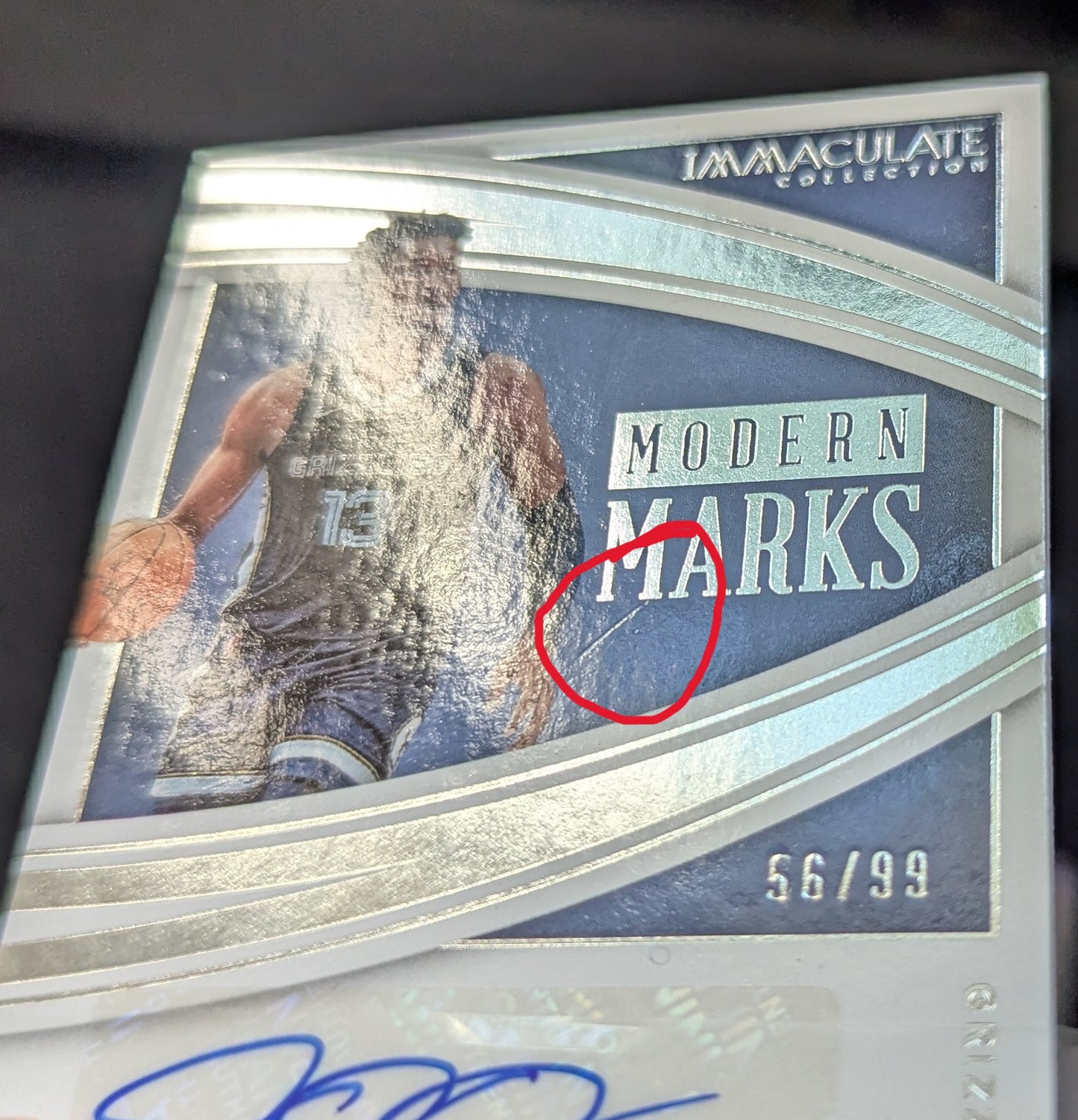 Jaren Jackson Jr. 2021-22 Panini Immaculate Collection Modern Marks Auto 56/99 #MM-JJJ