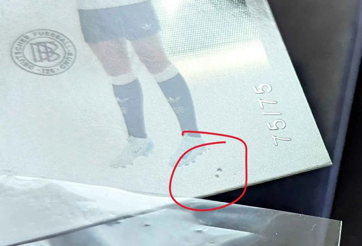 Silber adidas fußballschuh-karte mit spielerbild aus selina cerci 2025 panini dfb frauen team set blau 75 von 75